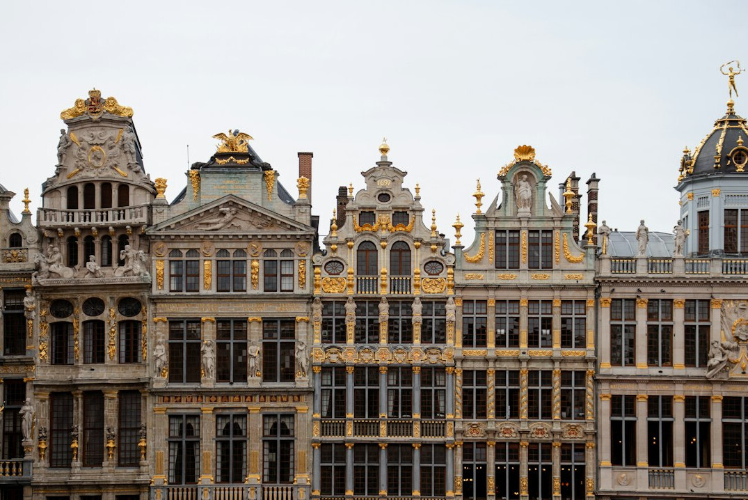 Brussels Grand Place building facade